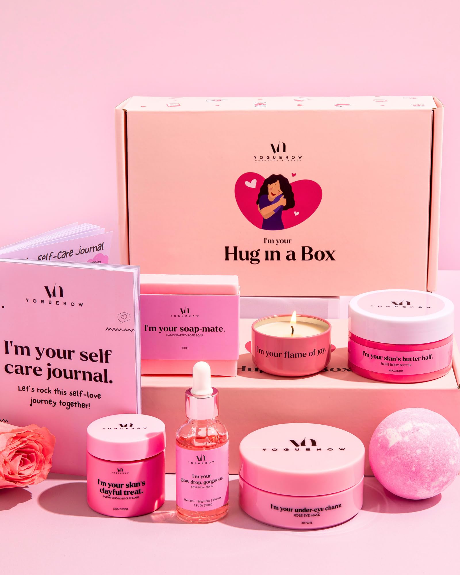 Spa Gifts for Women- Premium Self Care Spa Kit With Bath, Skin Care Sets & Self Care Items For Women - Ultimate Pampering Skin Care Set - Birthday Gifts - Spa Gift Baskets (Pack of 20)