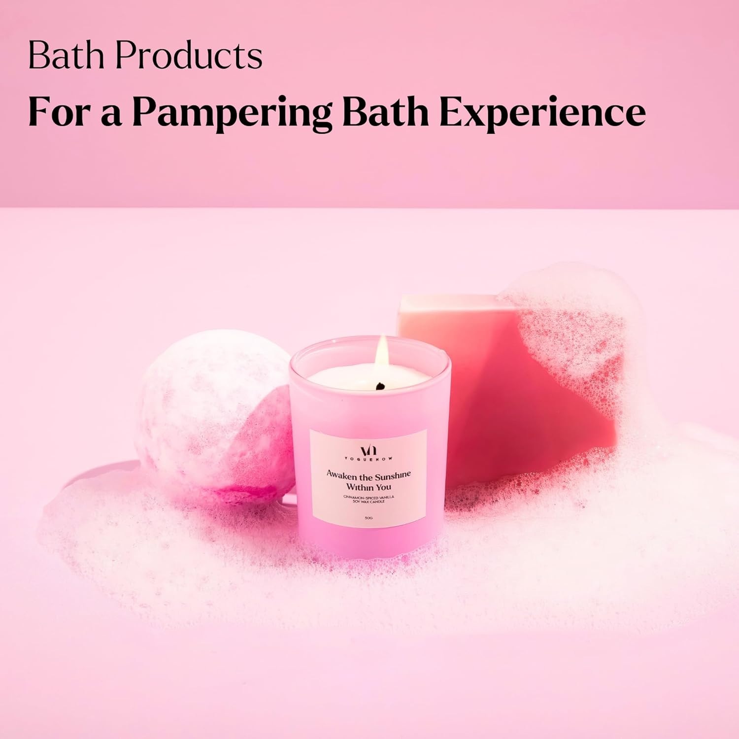 VogueNow Spa Gifts for Women - Ultimate Pampering Self Care Kit (Set of 30) - Spa Gift Baskets for Women