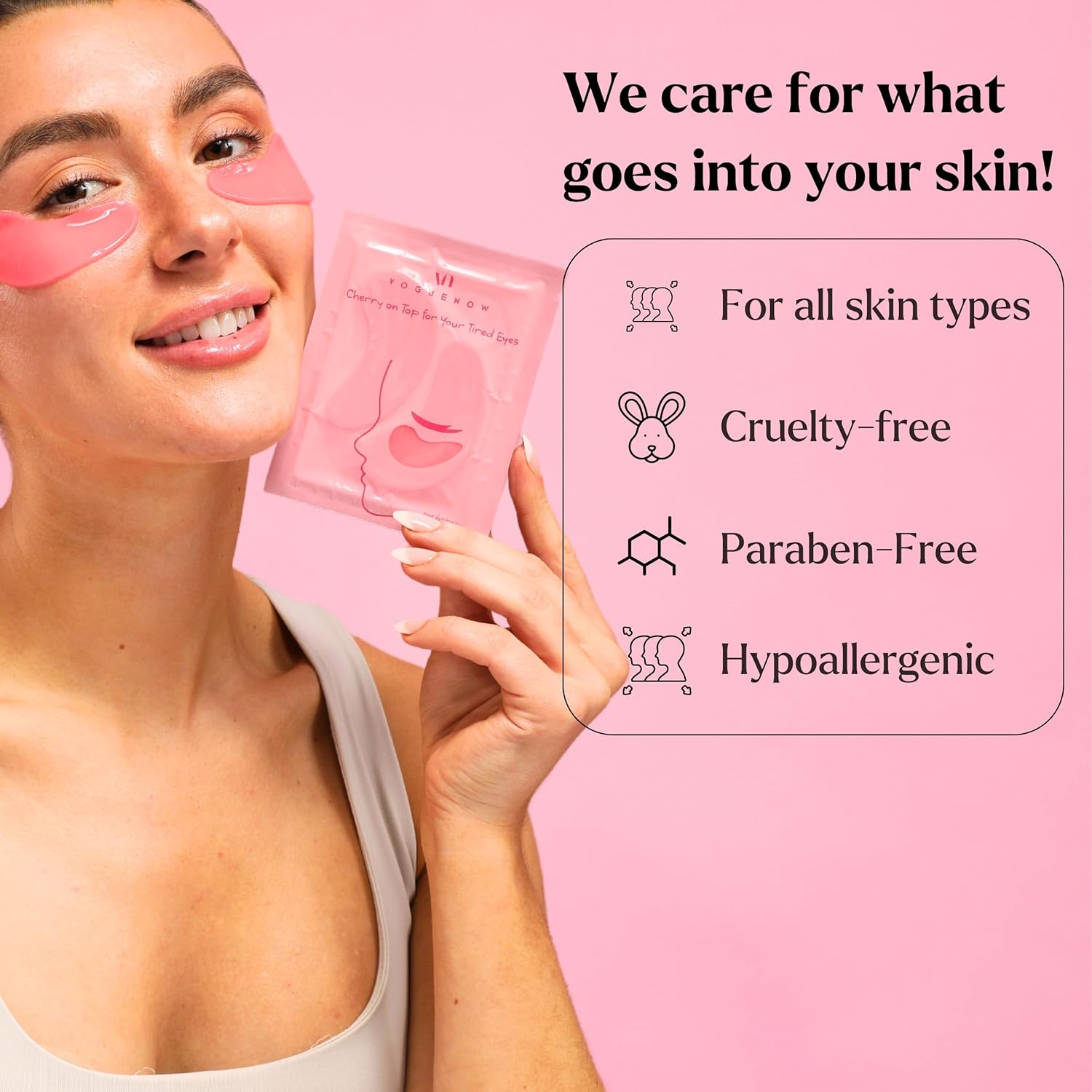 Under Eye Patches For Puffy Eyes (40 Sets) With Bonus Lip Masks - Under Eye Patches for Dark Circles and Puffiness - Under Eye Mask Treatment - Hydrating 4 Flavors Eye Masks - Reduce Dark Circles