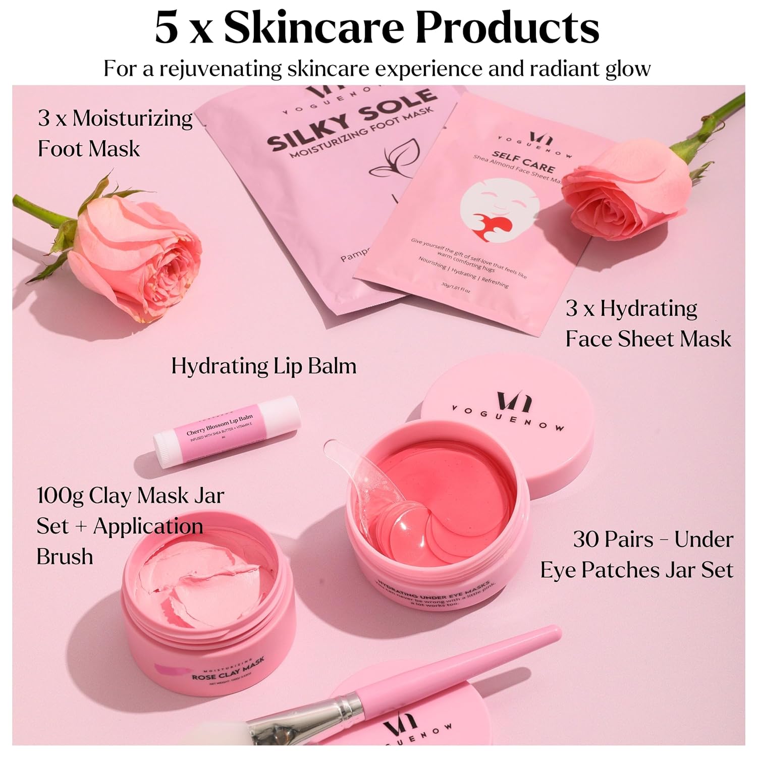 Spa Gifts for Women- Premium Self Care Spa Kit With Bath, Skin Care Sets & Self Care Items For Women - Ultimate Pampering Skin Care Set - Birthday Gifts - Spa Gift Baskets (Pack of 20)